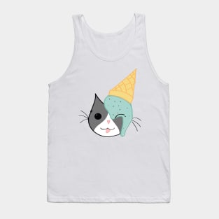 Ice Cream cat Tank Top